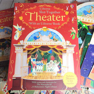 Usborne Slot Together Theater with Book 78 Piece Set Nutcracker Midsummer Night